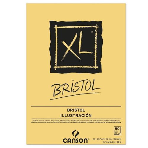bloco canson xl bristol ilustrando um papel de alto investimento