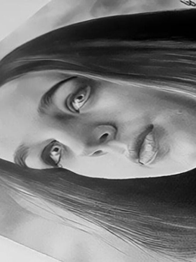 Desenho realista da ravena da série titans, ilustrando como desenhar melhor.