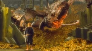 Smaug, dragão do filme o Hobbit.